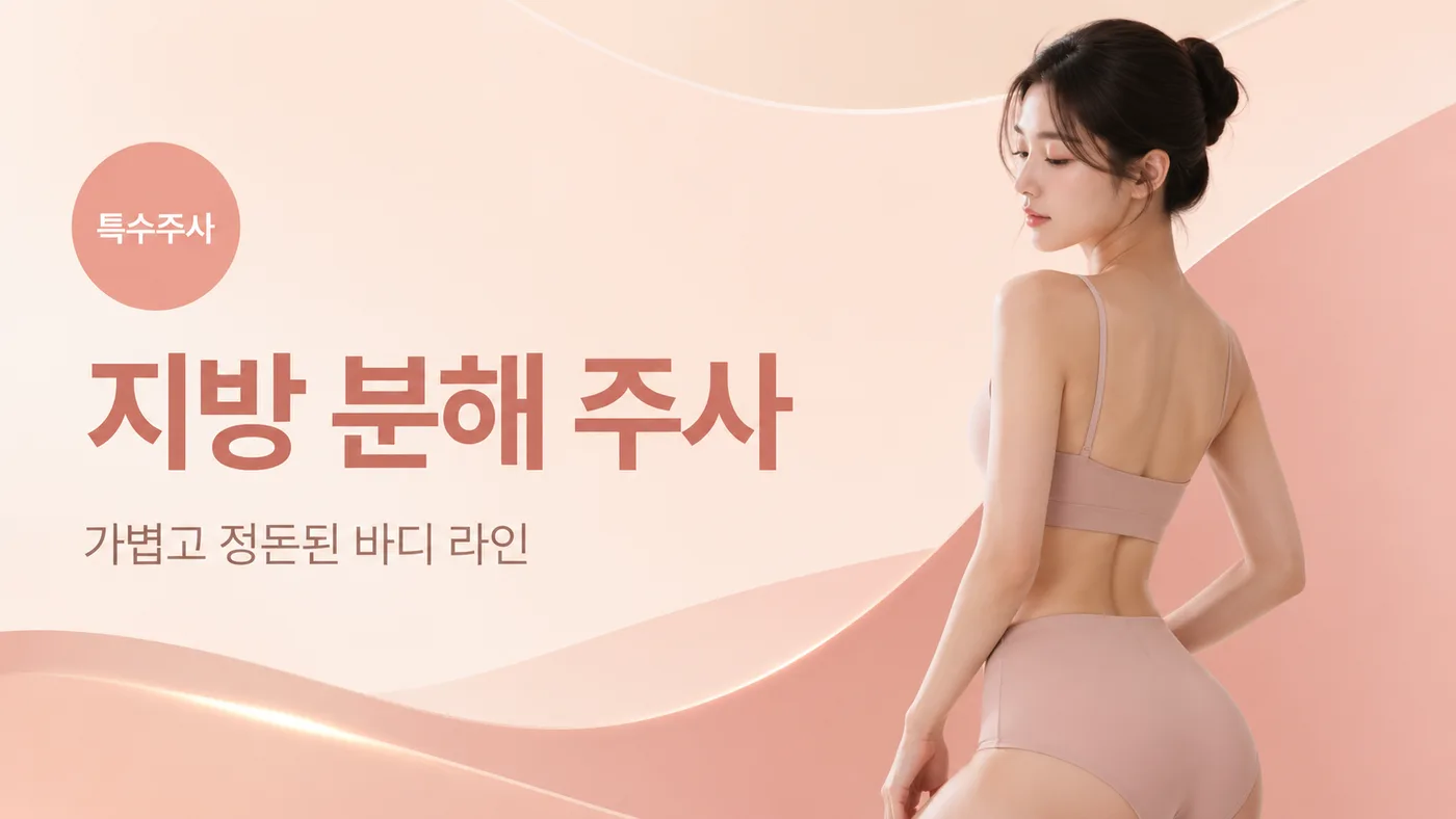 보톡스 특수 주사 지방 분해 주사 대표 이미지