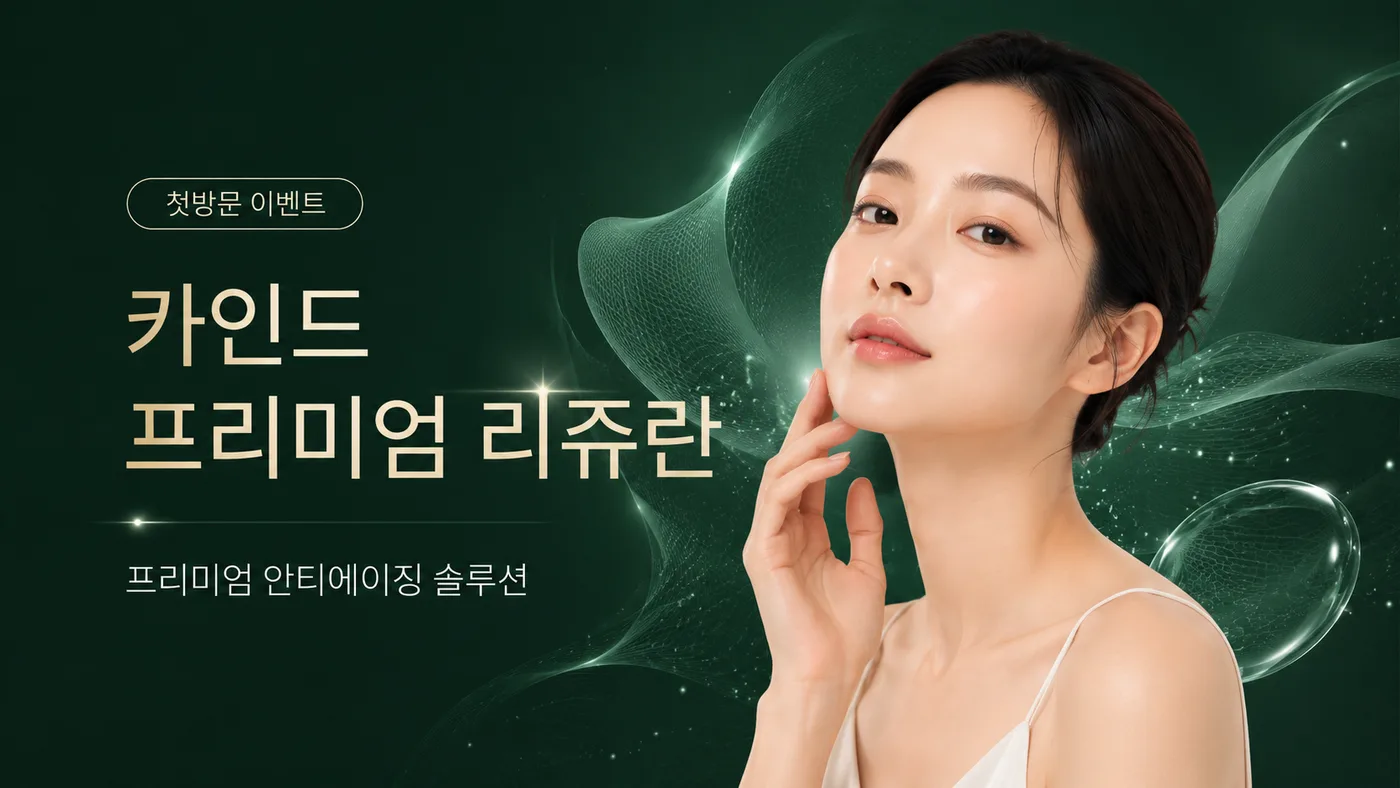 첫방문이벤트 카인드 프리미엄 리쥬란 대표 이미지