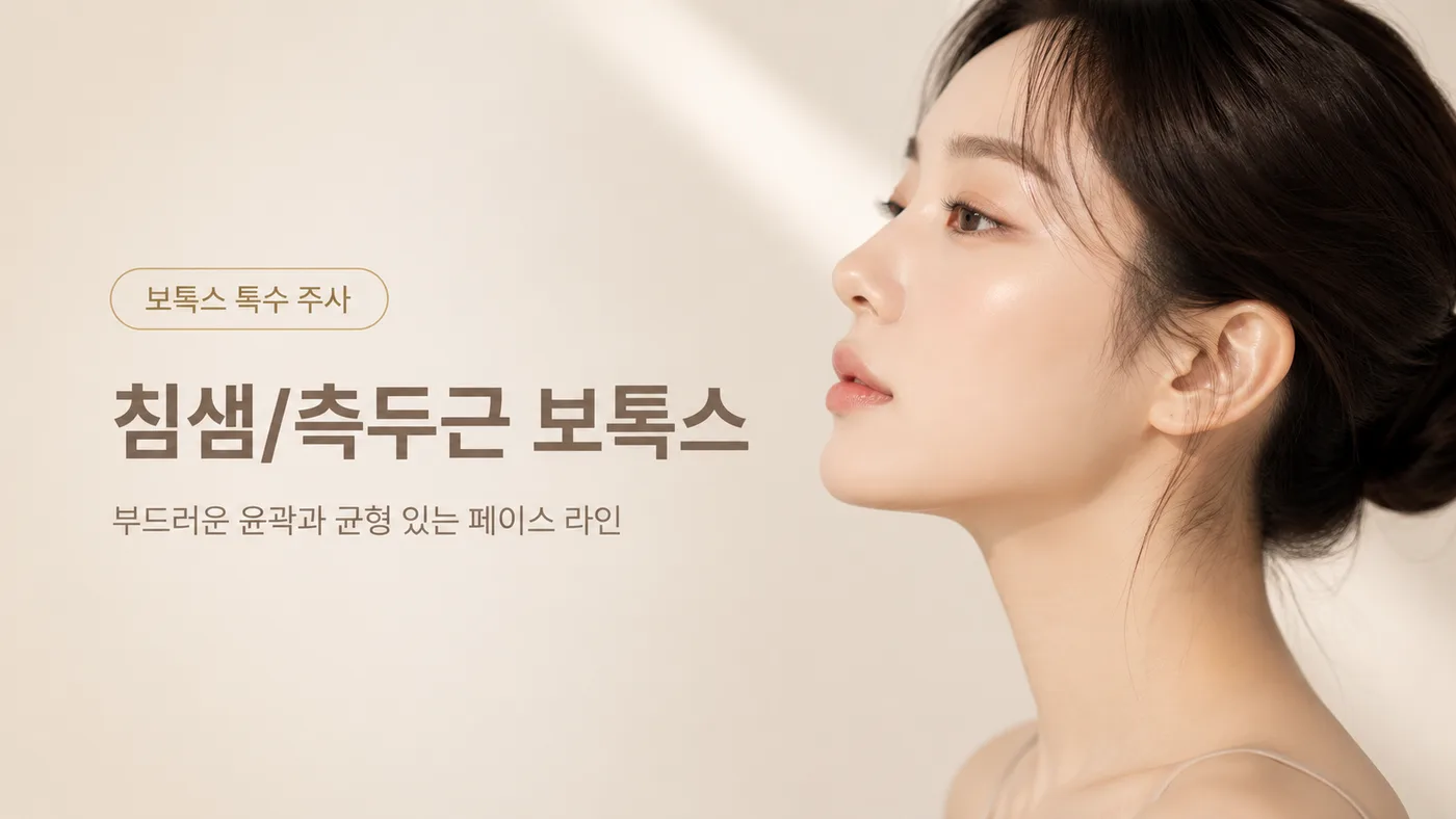 보톡스 특수 주사 침샘/측두근 보톡스 대표 이미지