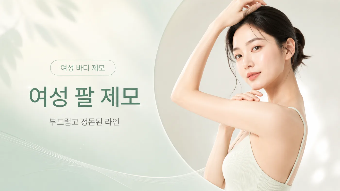 바디 제모(여성) 여성 팔 제모 대표 이미지