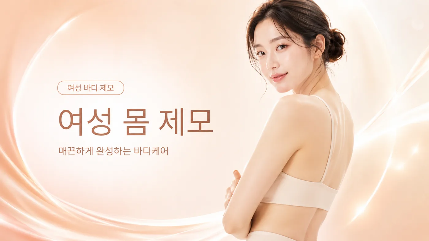 바디 제모(여성) 여성 몸 제모 대표 이미지
