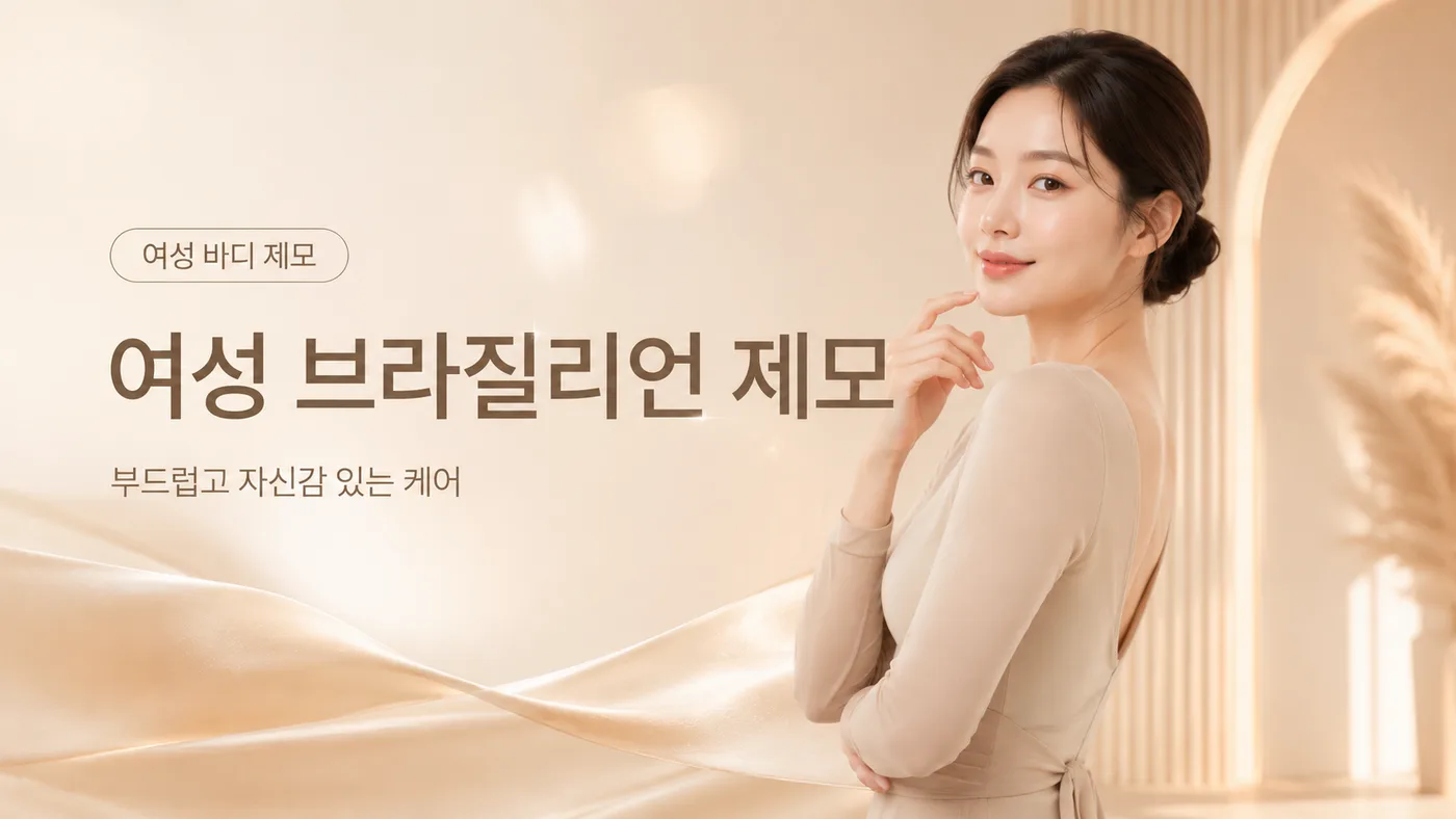 바디 제모(여성) 여성 브라질리언 제모 대표 이미지