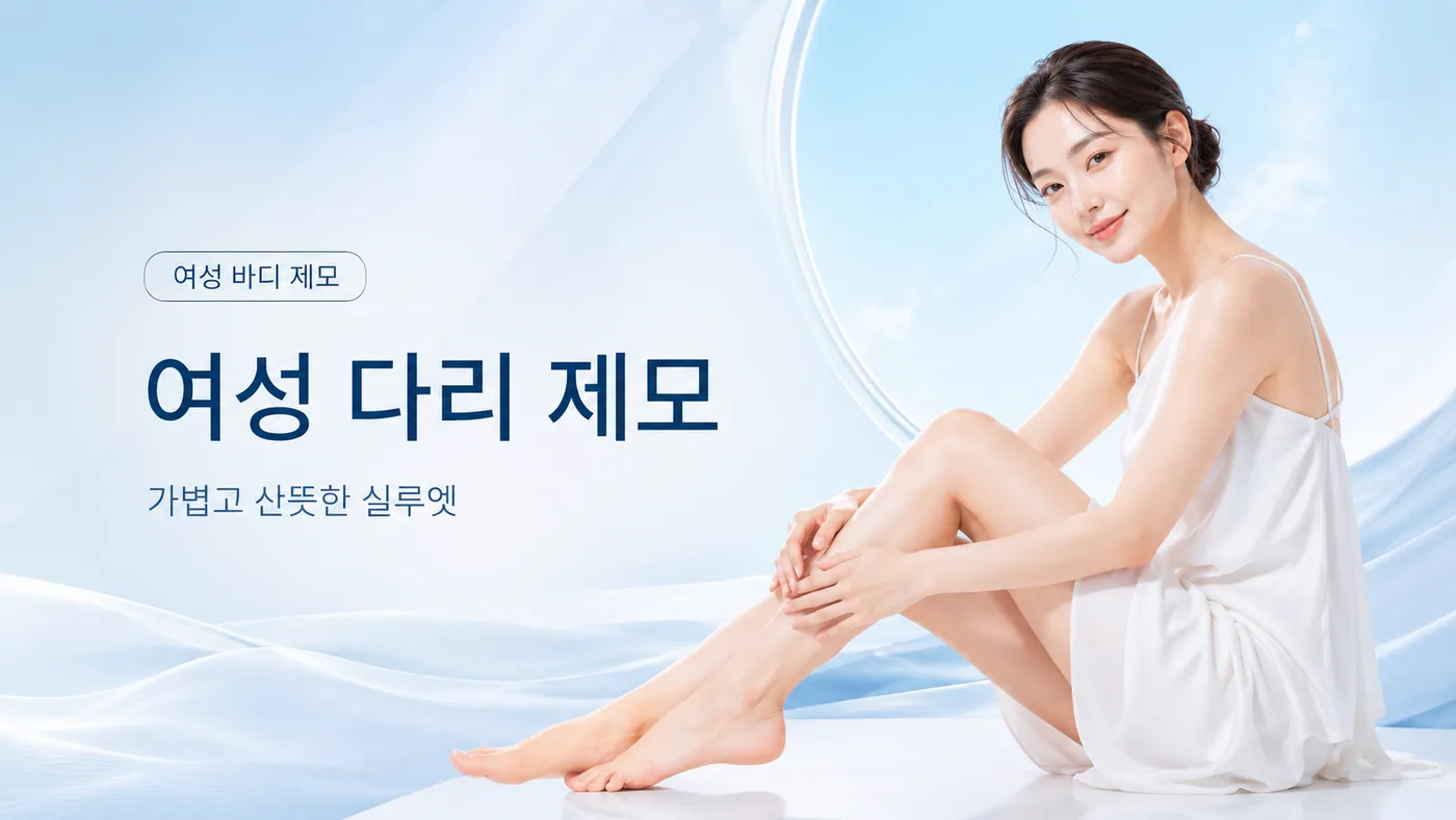 바디 제모(여성) 여성 다리 제모 대표 이미지