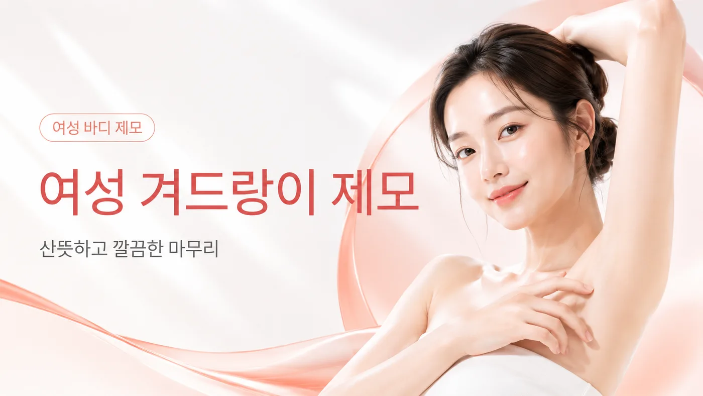 바디 제모(여성) 여성 겨드랑이 제모 대표 이미지